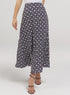 Printed Satin Skirt